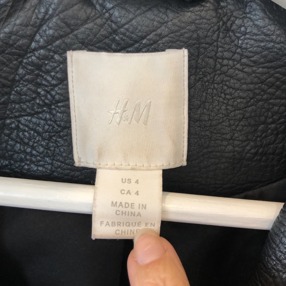 H&M Leather Jacket - Picture 3 of 4